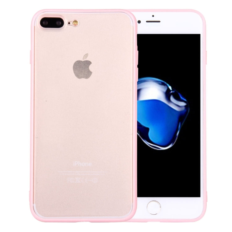 For iPhone 8 Plus & 7 Plus   TPU + PC Transparent Protective Case