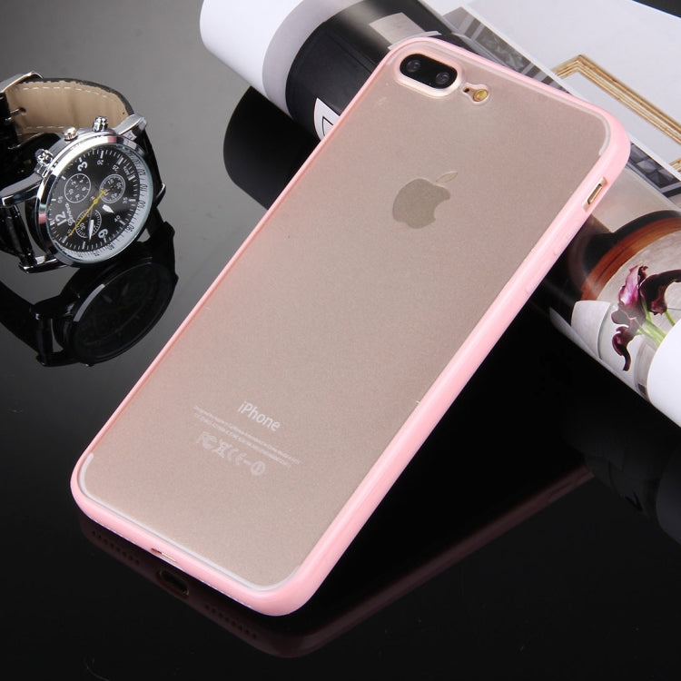 For iPhone 8 Plus & 7 Plus   TPU + PC Transparent Protective Case