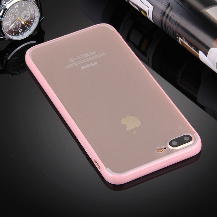 For iPhone 8 Plus & 7 Plus   TPU + PC Transparent Protective Case
