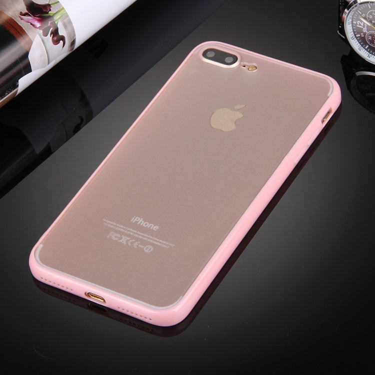 For iPhone 8 Plus & 7 Plus   TPU + PC Transparent Protective Case