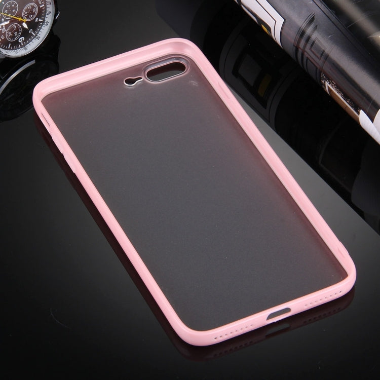 For iPhone 8 Plus & 7 Plus   TPU + PC Transparent Protective Case