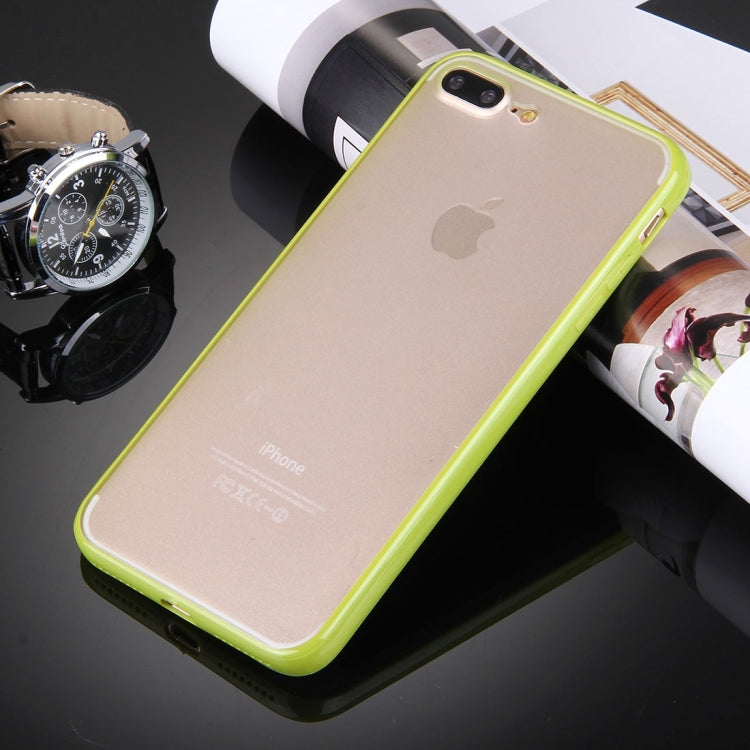For iPhone 8 Plus & 7 Plus   TPU + PC Transparent Protective Case