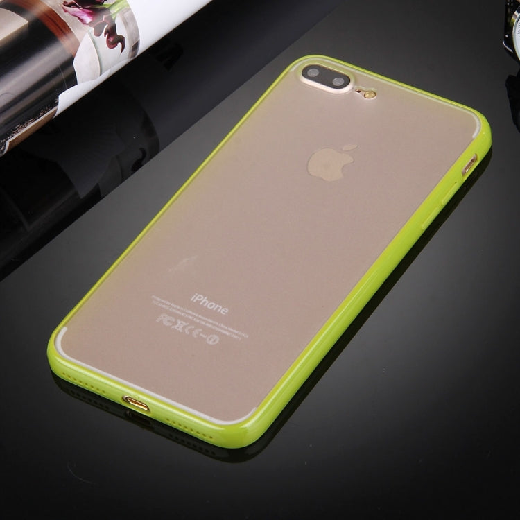 For iPhone 8 Plus & 7 Plus   TPU + PC Transparent Protective Case