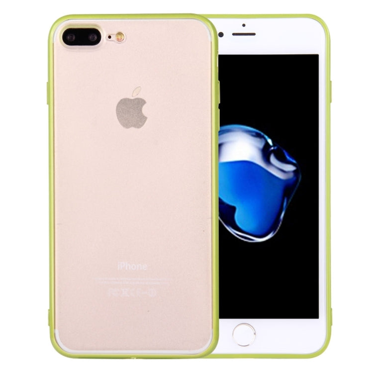 For iPhone 8 Plus & 7 Plus   TPU + PC Transparent Protective Case