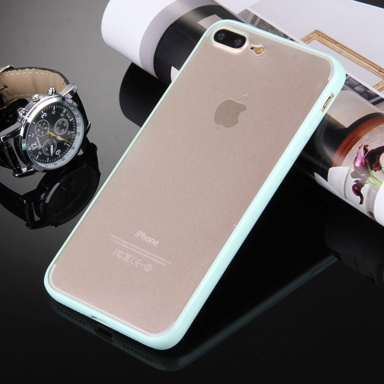 For iPhone 8 Plus & 7 Plus   TPU + PC Transparent Protective Case