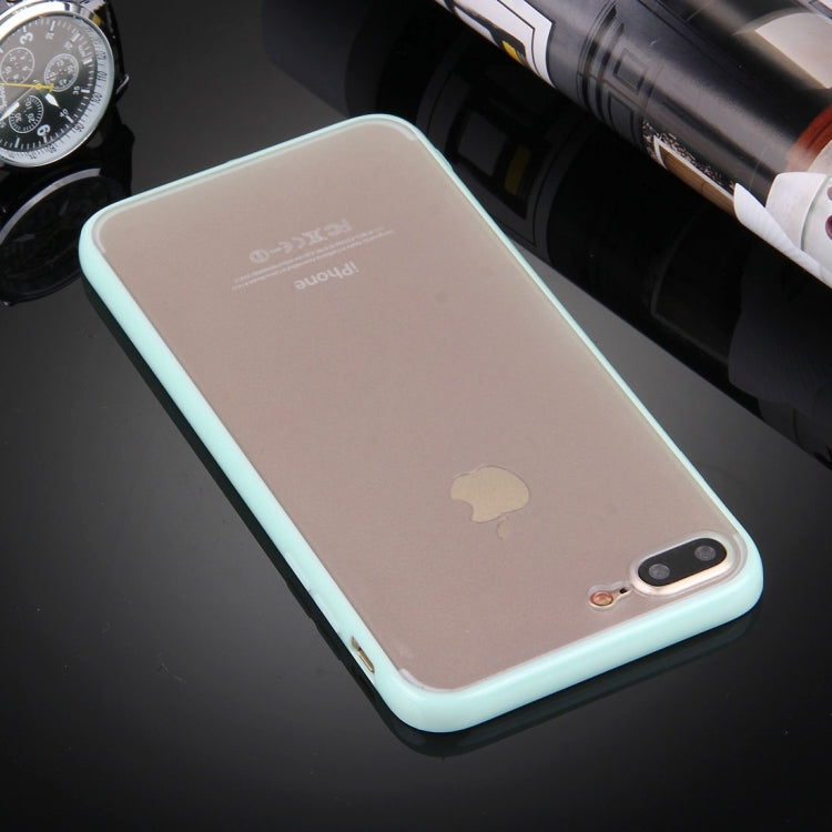 For iPhone 8 Plus & 7 Plus   TPU + PC Transparent Protective Case