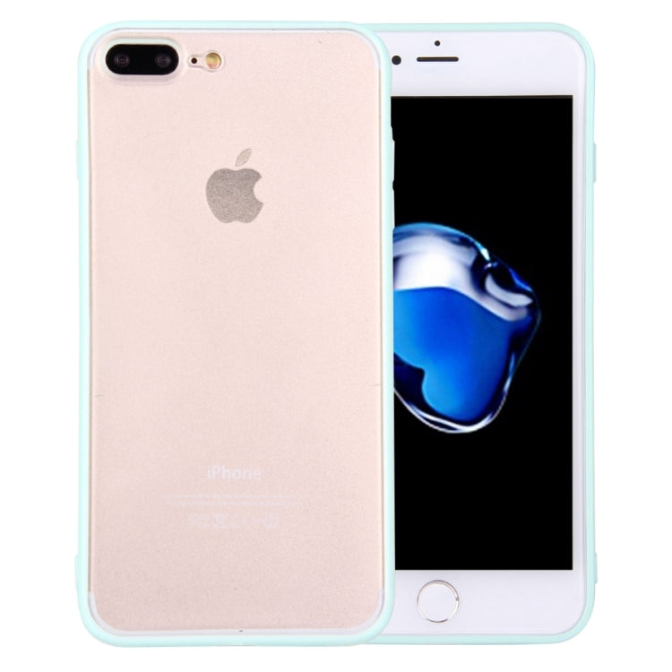For iPhone 8 Plus & 7 Plus   TPU + PC Transparent Protective Case