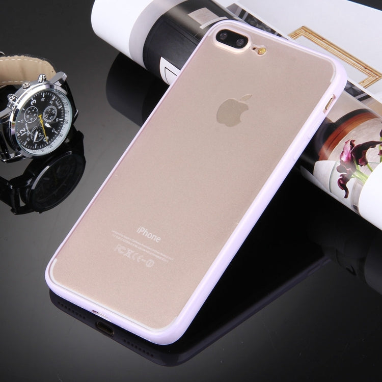 For iPhone 8 Plus & 7 Plus   TPU + PC Transparent Protective Case