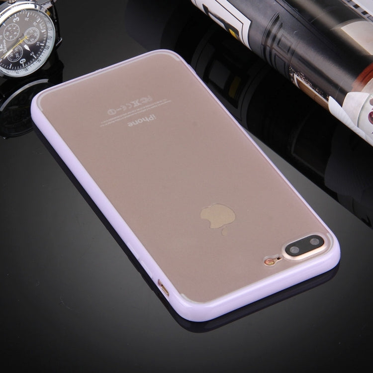 For iPhone 8 Plus & 7 Plus   TPU + PC Transparent Protective Case