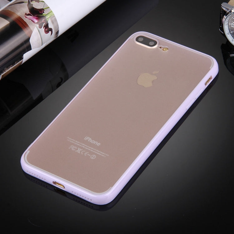 For iPhone 8 Plus & 7 Plus   TPU + PC Transparent Protective Case