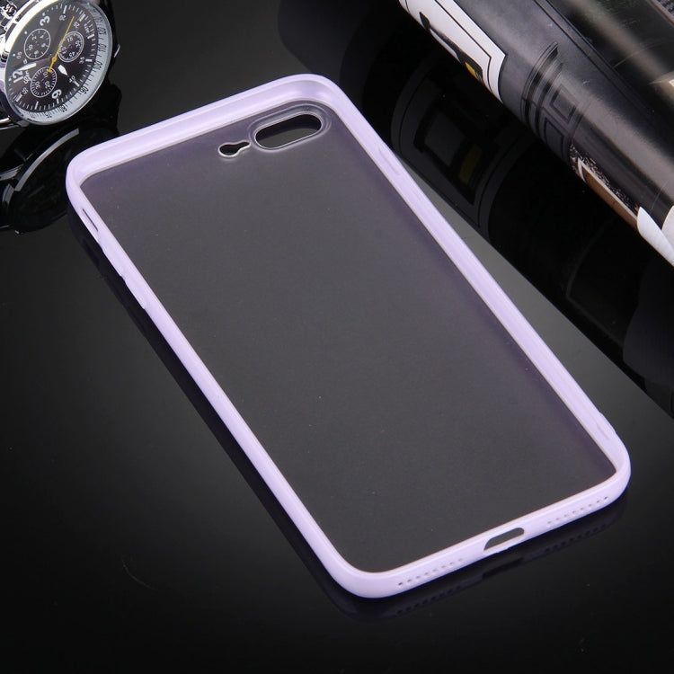 For iPhone 8 Plus & 7 Plus   TPU + PC Transparent Protective Case