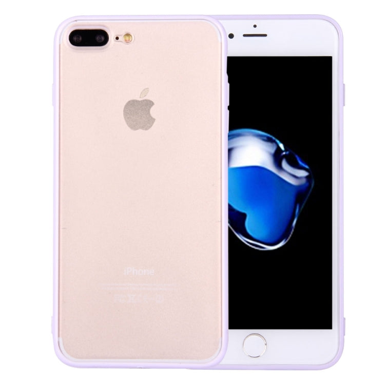 For iPhone 8 Plus & 7 Plus   TPU + PC Transparent Protective Case