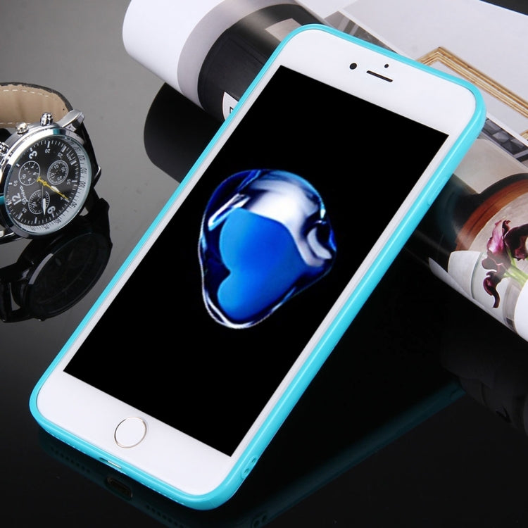 For iPhone 8 Plus & 7 Plus   TPU + PC Transparent Protective Case