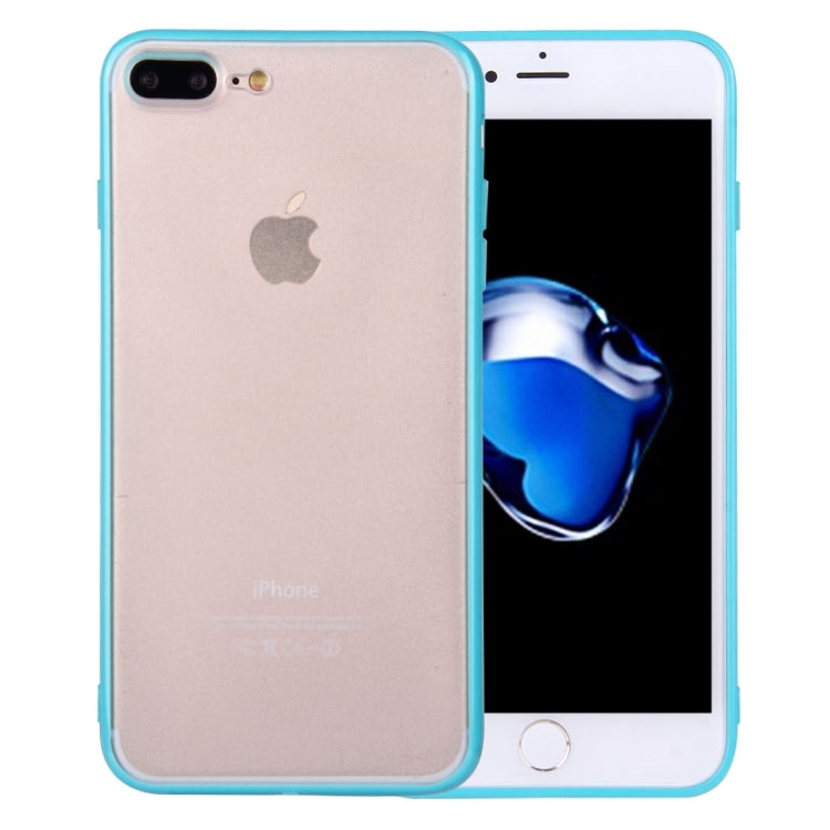For iPhone 8 Plus & 7 Plus   TPU + PC Transparent Protective Case