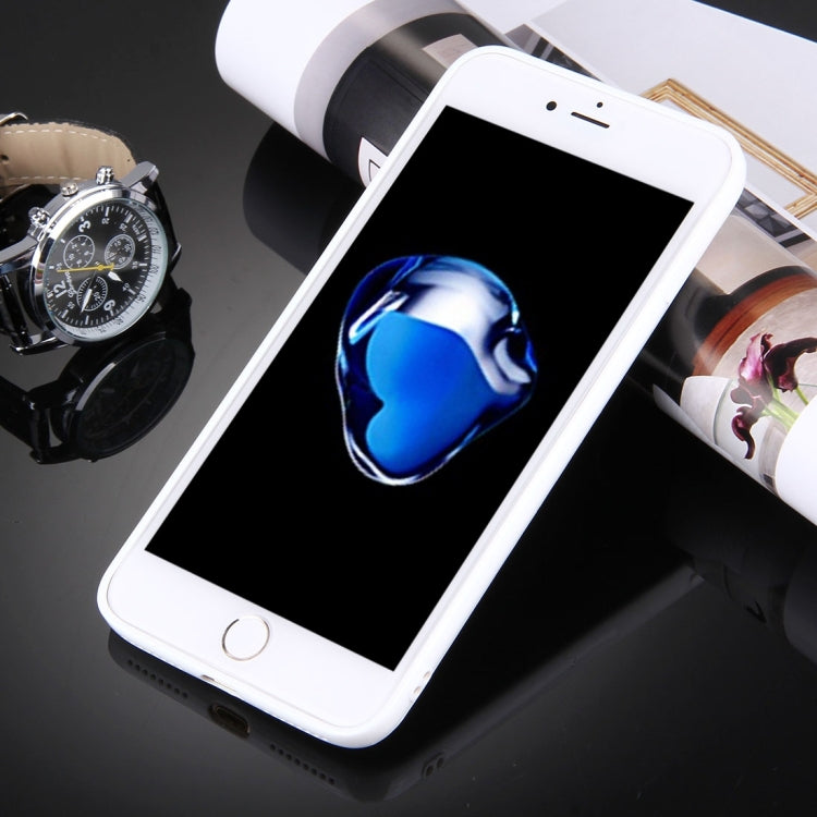 For iPhone 8 Plus & 7 Plus   TPU + PC Transparent Protective Case