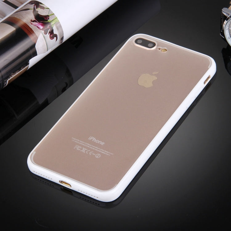 For iPhone 8 Plus & 7 Plus   TPU + PC Transparent Protective Case