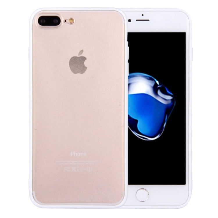For iPhone 8 Plus & 7 Plus   TPU + PC Transparent Protective Case