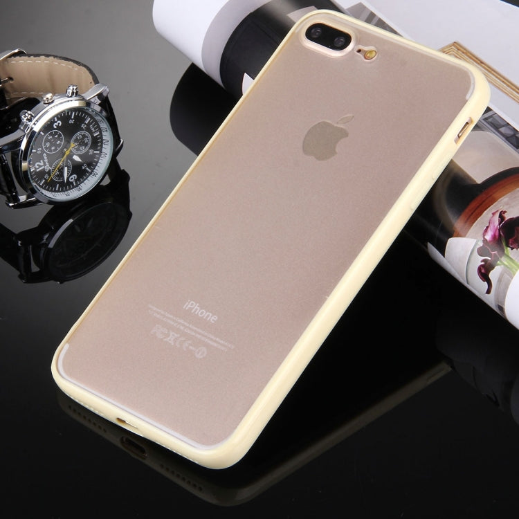 For iPhone 8 Plus & 7 Plus   TPU + PC Transparent Protective Case