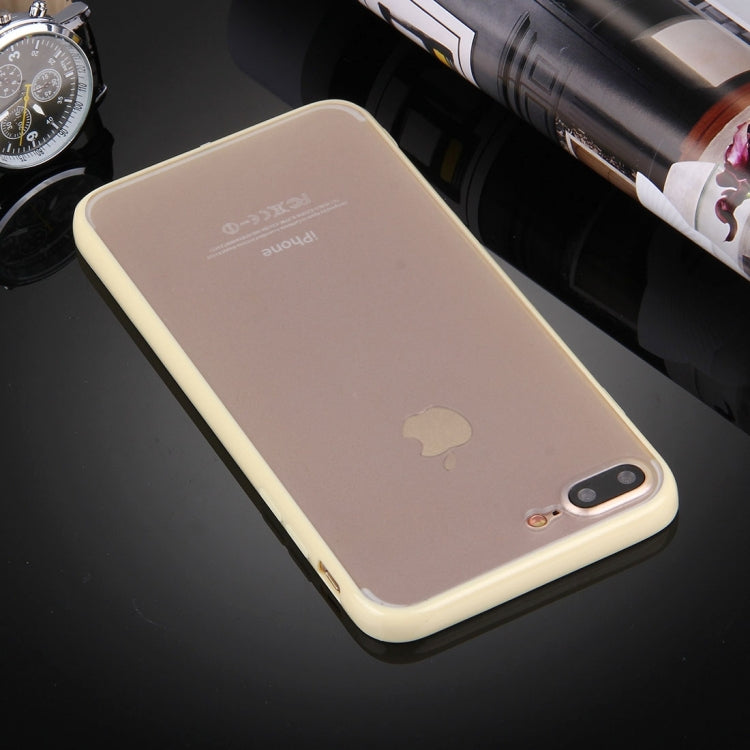 For iPhone 8 Plus & 7 Plus   TPU + PC Transparent Protective Case