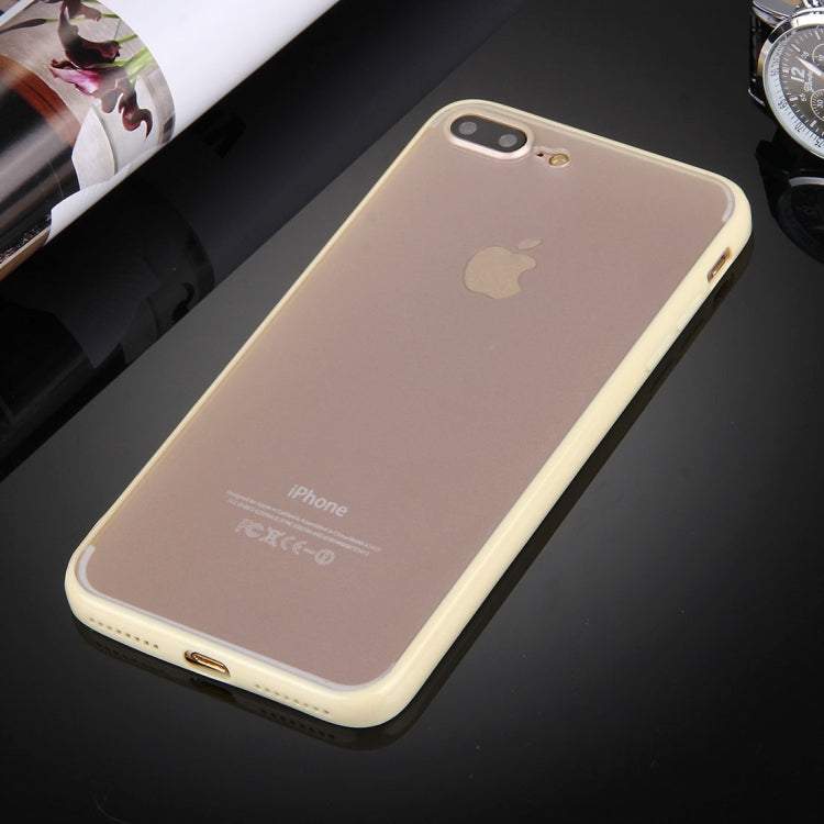For iPhone 8 Plus & 7 Plus   TPU + PC Transparent Protective Case