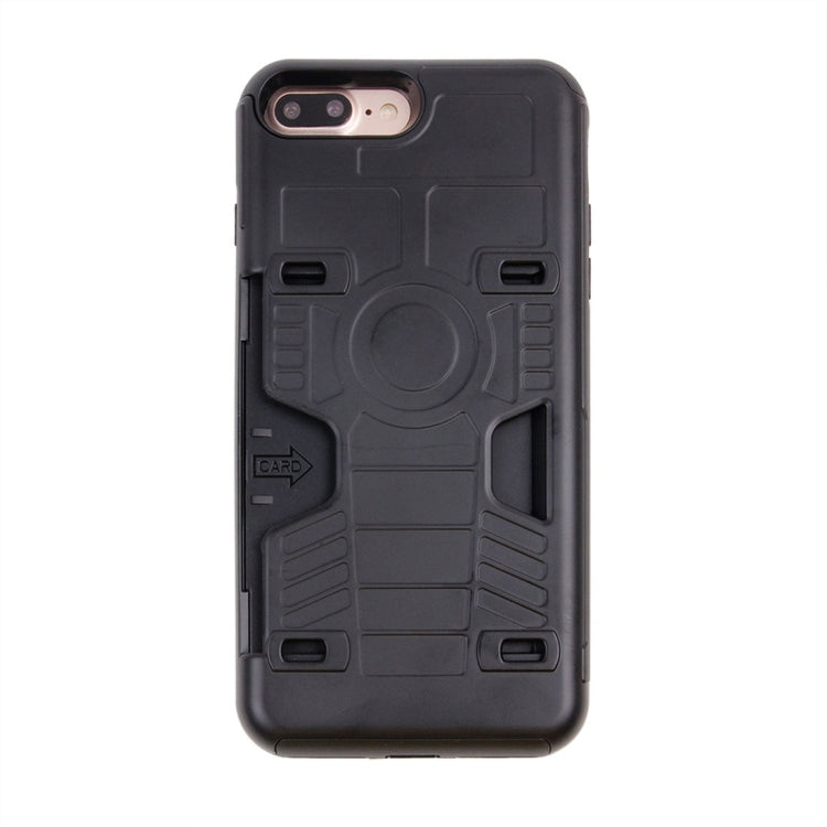 For iPhone 8 Plus & 7 Plus   Boxing Champion Gold Belt Shock-Resistant  TPU + PC Combination Case with Card Slot