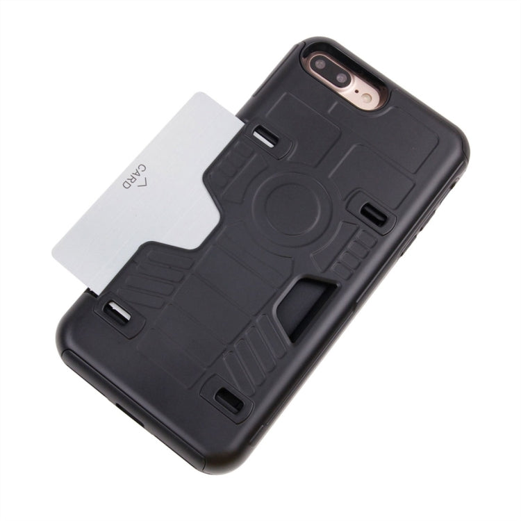 For iPhone 8 Plus & 7 Plus   Boxing Champion Gold Belt Shock-Resistant  TPU + PC Combination Case with Card Slot