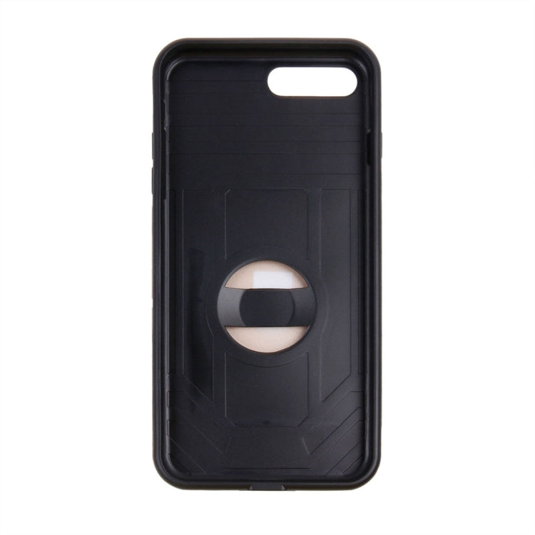 For iPhone 8 Plus & 7 Plus   Boxing Champion Gold Belt Shock-Resistant  TPU + PC Combination Case with Card Slot