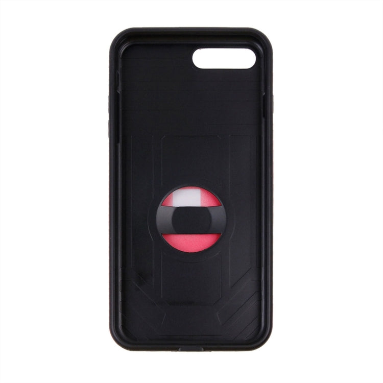 For iPhone 8 Plus & 7 Plus   Boxing Champion Gold Belt Shock-Resistant  TPU + PC Combination Case with Card Slot