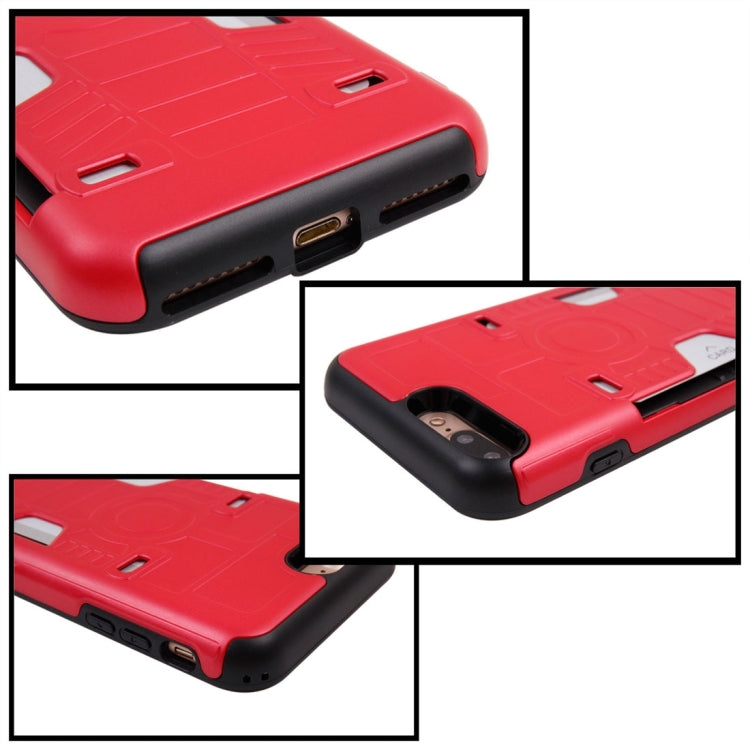 For iPhone 8 Plus & 7 Plus   Boxing Champion Gold Belt Shock-Resistant  TPU + PC Combination Case with Card Slot