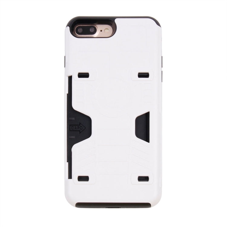 For iPhone 8 Plus & 7 Plus   Boxing Champion Gold Belt Shock-Resistant  TPU + PC Combination Case with Card Slot