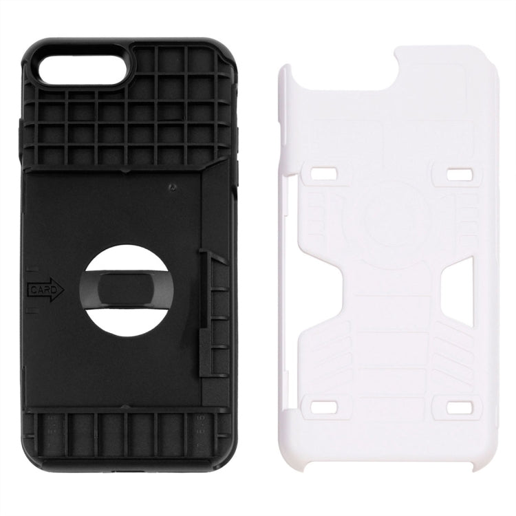 For iPhone 8 Plus & 7 Plus   Boxing Champion Gold Belt Shock-Resistant  TPU + PC Combination Case with Card Slot