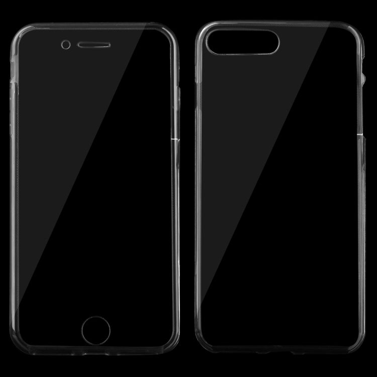 For iPhone 8 Plus & 7 Plus   0.75mm Double-sided Ultra-thin Transparent TPU Protective Case
