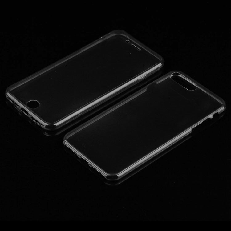 For iPhone 8 Plus & 7 Plus   0.75mm Double-sided Ultra-thin Transparent TPU Protective Case