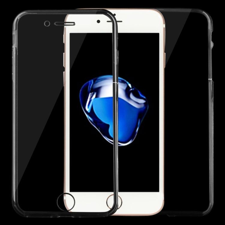 For iPhone 8 Plus & 7 Plus   0.75mm Double-sided Ultra-thin Transparent TPU Protective Case