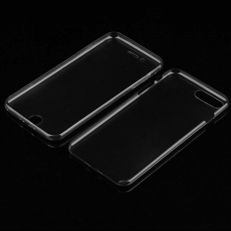 For iPhone 8 Plus & 7 Plus   0.75mm Double-sided Ultra-thin Transparent TPU Protective Case