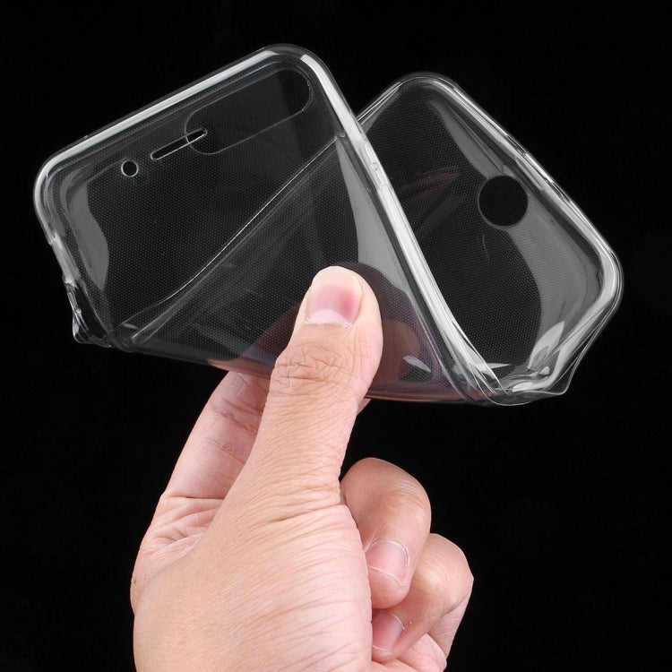 For iPhone 8 Plus & 7 Plus   0.75mm Double-sided Ultra-thin Transparent TPU Protective Case
