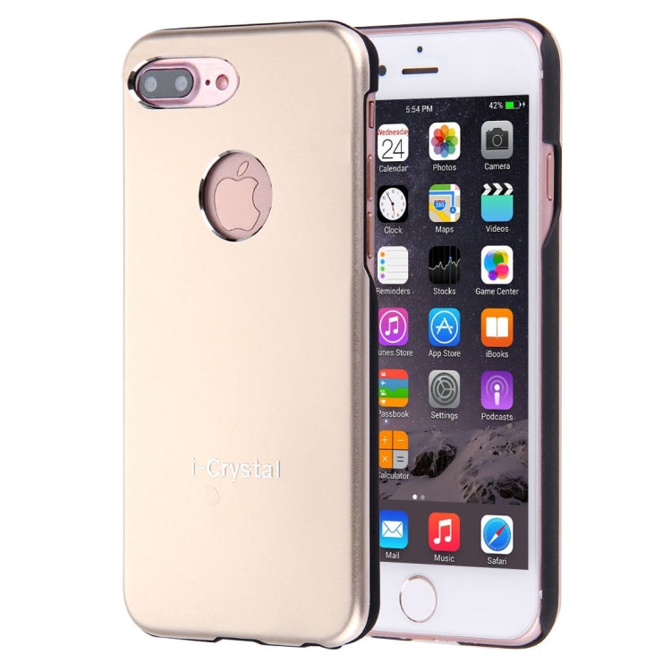 i-Crystal for iPhone 8 Plus & 7 Plus   Metal Protective Back Case