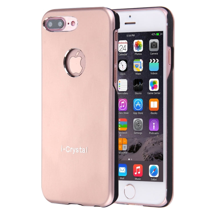 i-Crystal for iPhone 8 Plus & 7 Plus   Metal Protective Back Case