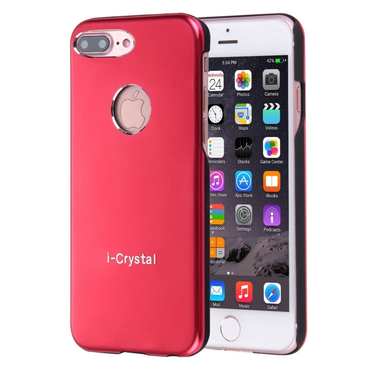i-Crystal for iPhone 8 Plus & 7 Plus   Metal Protective Back Case