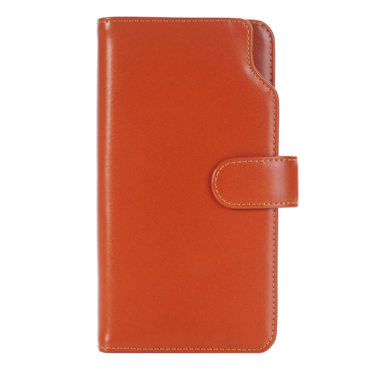 For iPhone 8 Plus & 7 Plus   & 6 Plus & 6s Plus Detachable Plain Weave Stitching Horizontal Flip PU Leather Case with Card Slots & Wallet & Photo Frame