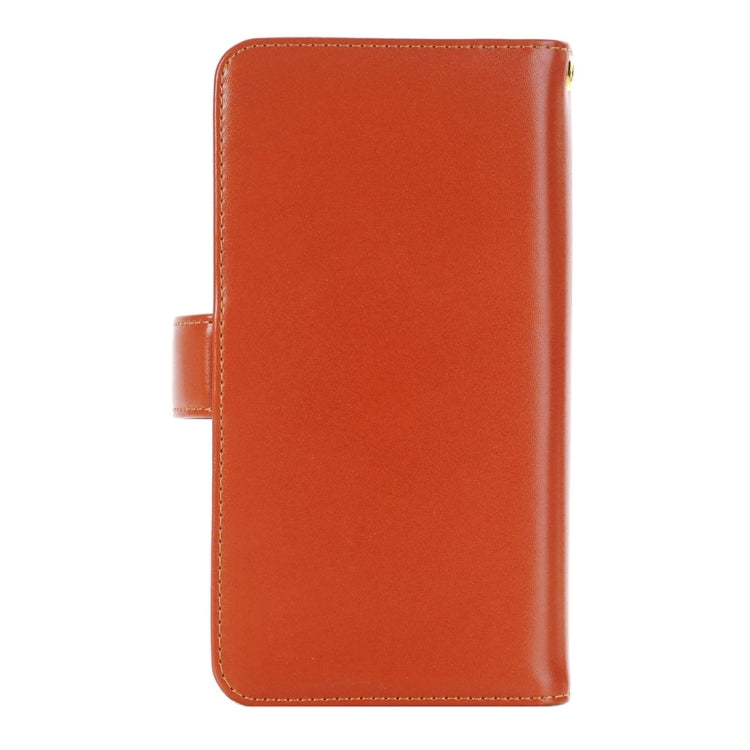 For iPhone 8 Plus & 7 Plus   & 6 Plus & 6s Plus Detachable Plain Weave Stitching Horizontal Flip PU Leather Case with Card Slots & Wallet & Photo Frame