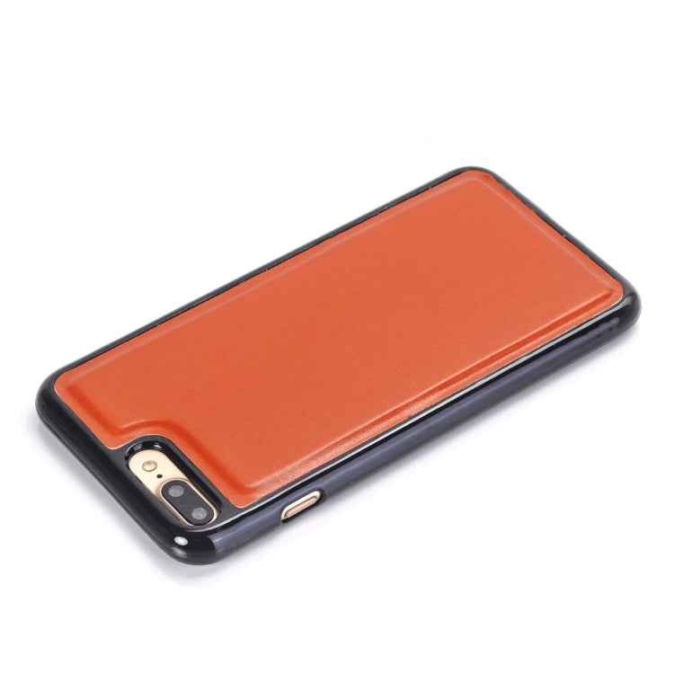 For iPhone 8 Plus & 7 Plus   & 6 Plus & 6s Plus Detachable Plain Weave Stitching Horizontal Flip PU Leather Case with Card Slots & Wallet & Photo Frame