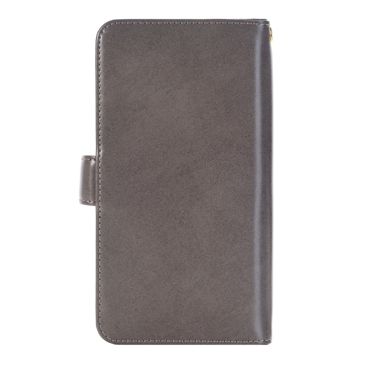 For iPhone 8 Plus & 7 Plus   & 6 Plus & 6s Plus Detachable Plain Weave Stitching Horizontal Flip PU Leather Case with Card Slots & Wallet & Photo Frame