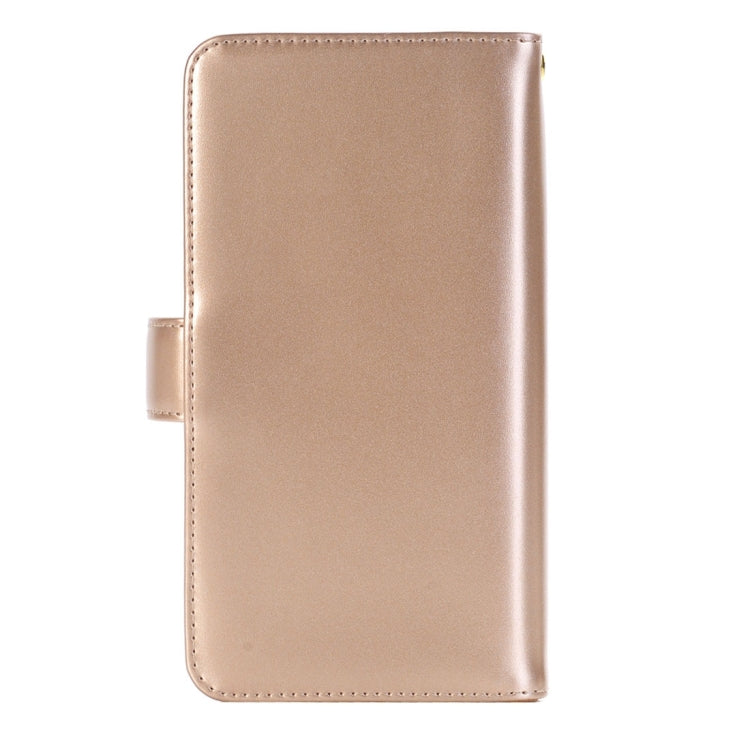 For iPhone 8 Plus & 7 Plus   & 6 Plus & 6s Plus Detachable Plain Weave Stitching Horizontal Flip PU Leather Case with Card Slots & Wallet & Photo Frame