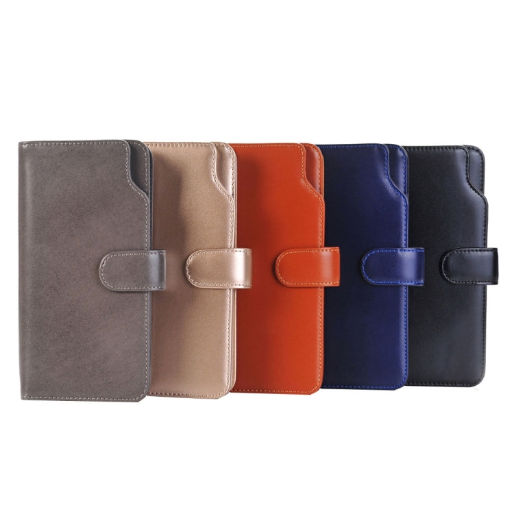 For iPhone 8 Plus & 7 Plus   & 6 Plus & 6s Plus Detachable Plain Weave Stitching Horizontal Flip PU Leather Case with Card Slots & Wallet & Photo Frame