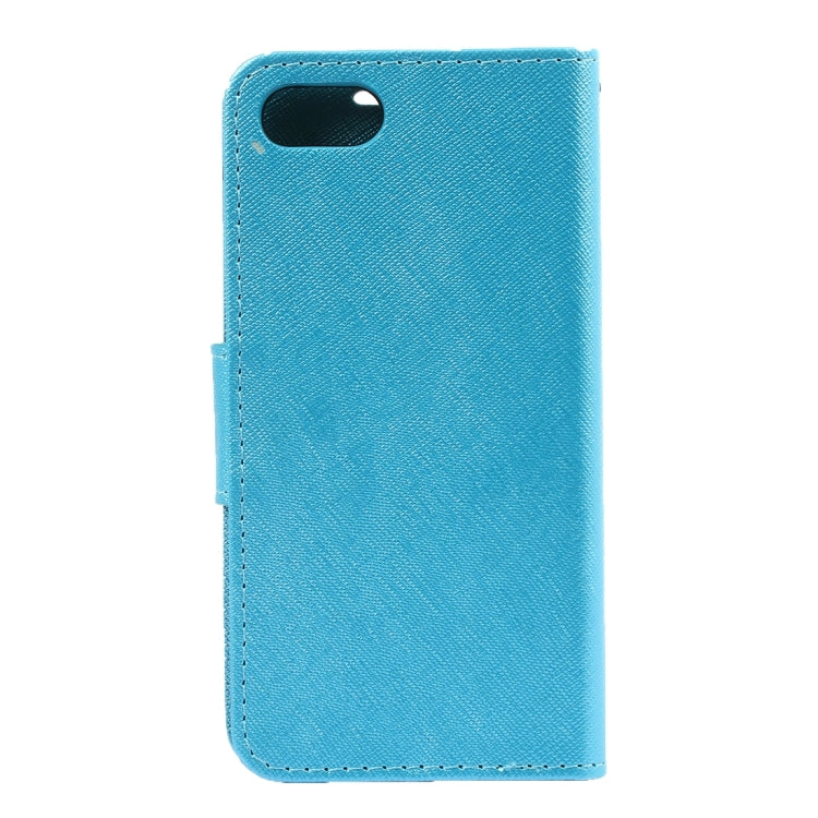 For iPhone 8 Plus & 7 Plus   Cross Texture Horizontal Flip Leather Case with Holder & Card Slots & Wallet