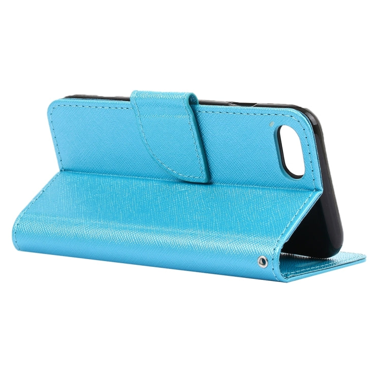 For iPhone 8 Plus & 7 Plus   Cross Texture Horizontal Flip Leather Case with Holder & Card Slots & Wallet