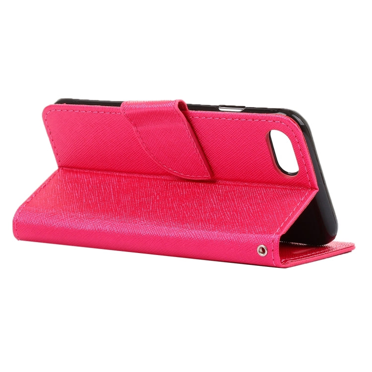 For iPhone 8 Plus & 7 Plus   Cross Texture Horizontal Flip Leather Case with Holder & Card Slots & Wallet