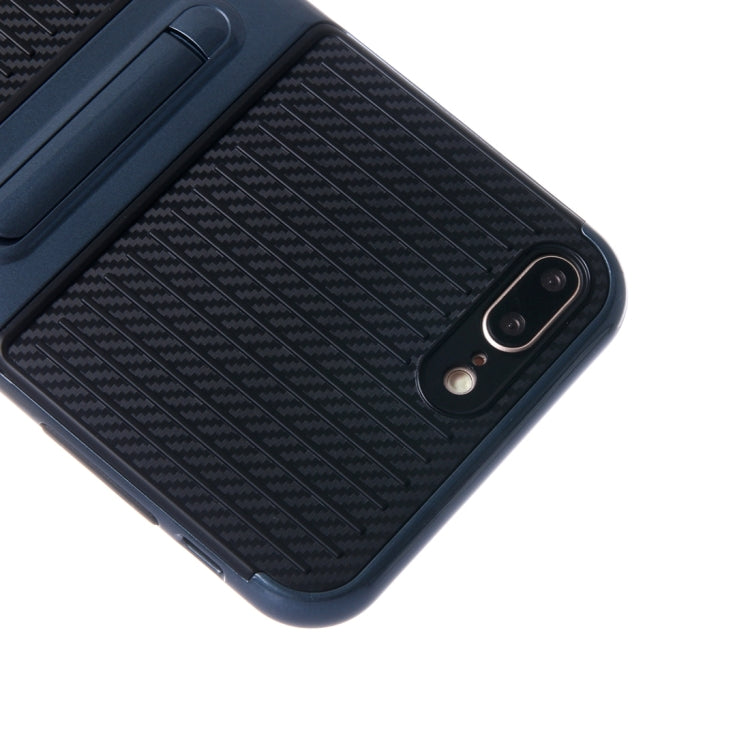 For iPhone 8 Plus & 7 Plus   Shockproof TPU + PC Protective Case with Holder