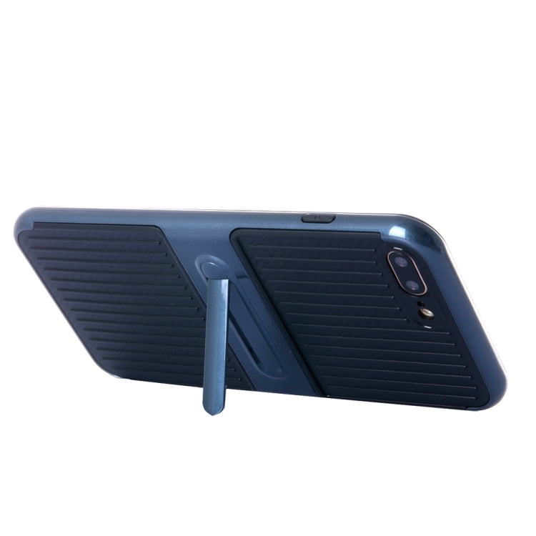 For iPhone 8 Plus & 7 Plus   Shockproof TPU + PC Protective Case with Holder